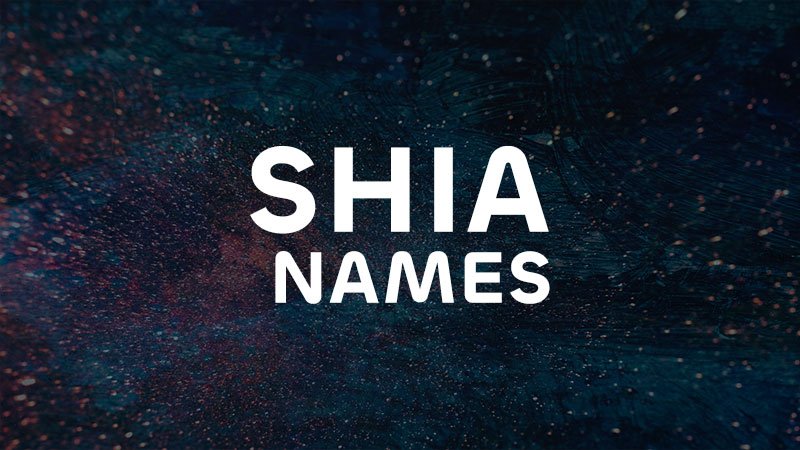 Shia Names