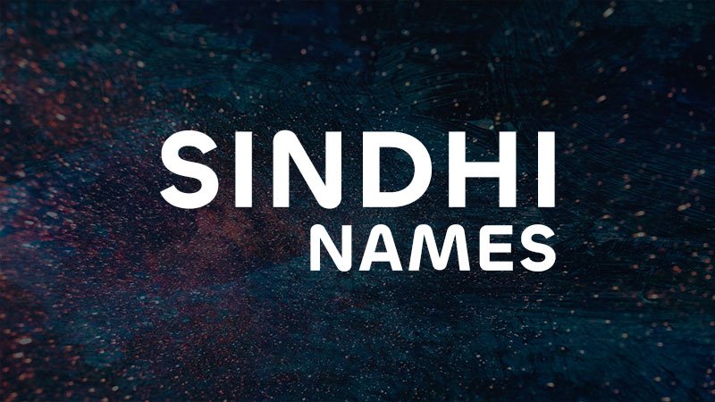 Sindhi Names